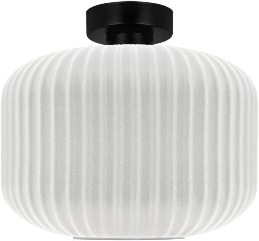 Kaja Sparta lampa podsufitowa 1x15 W biała-czarna K-5643