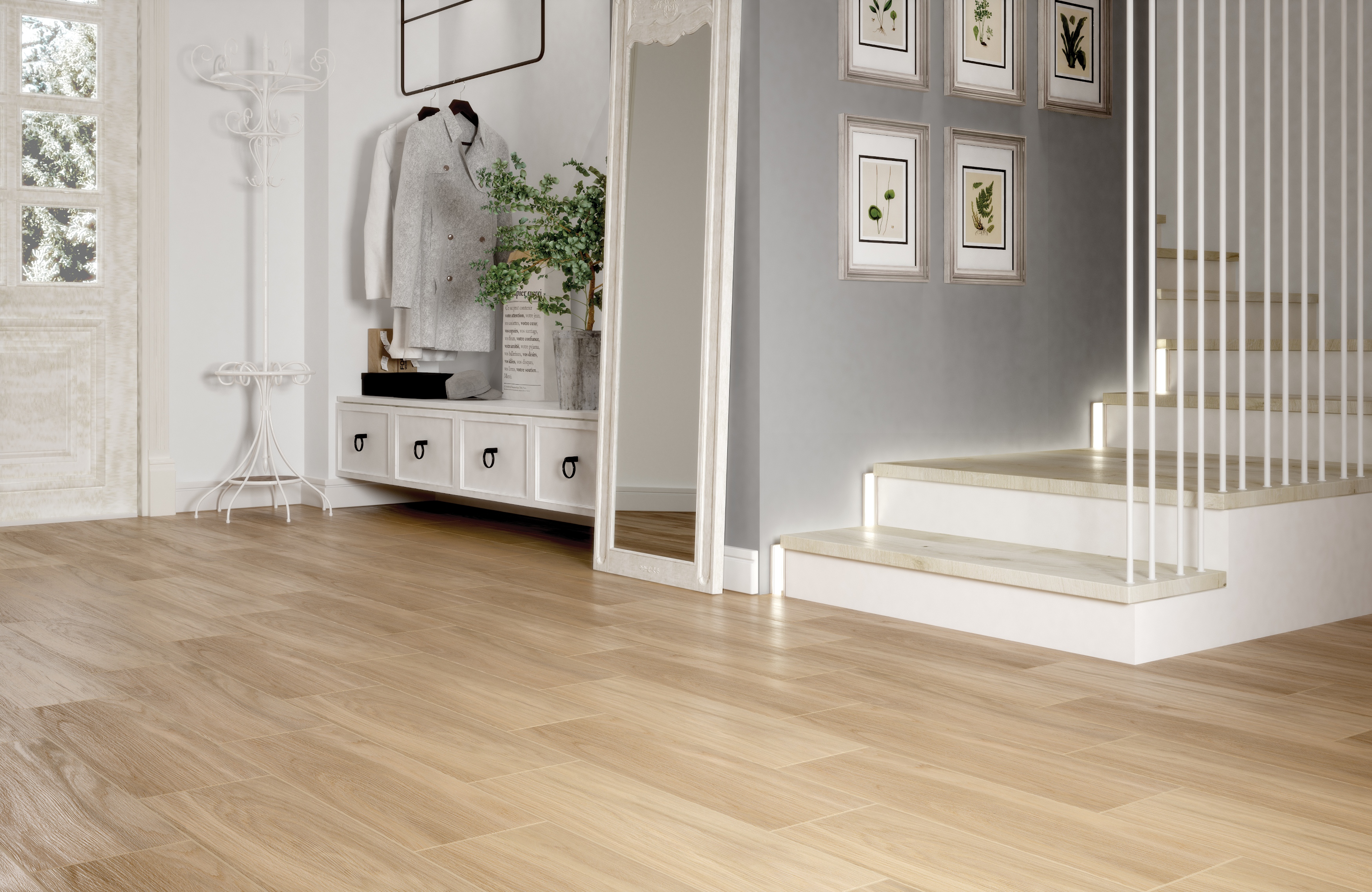 Cersanit Chesterwood beige płytka ścienno-podłogowa 18,5x59,8 cm beżowy mat