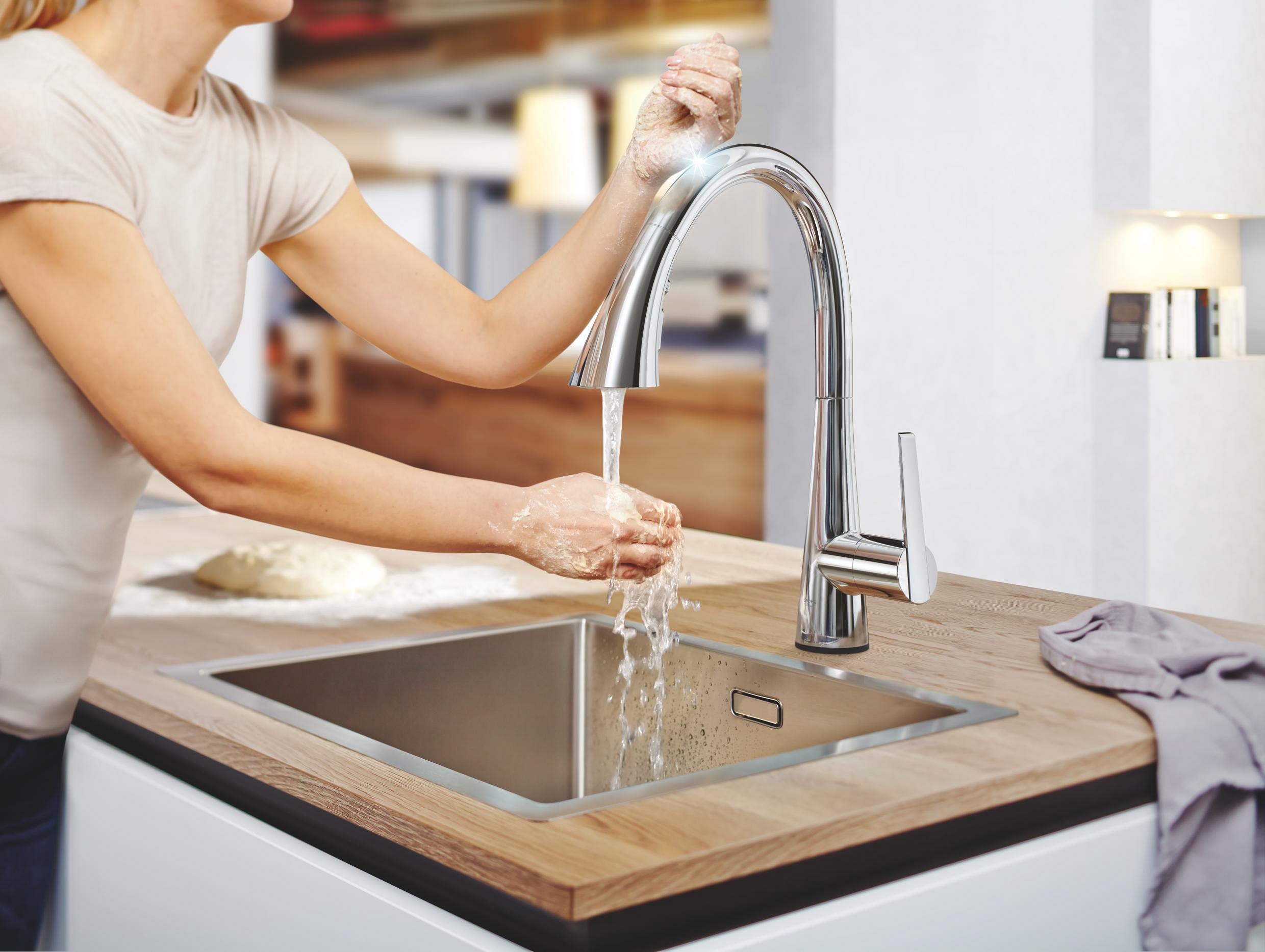 Grohe Zedra bateria kuchenna stojąca StarLight Chrome 30219002 - Wysyłka w 24h