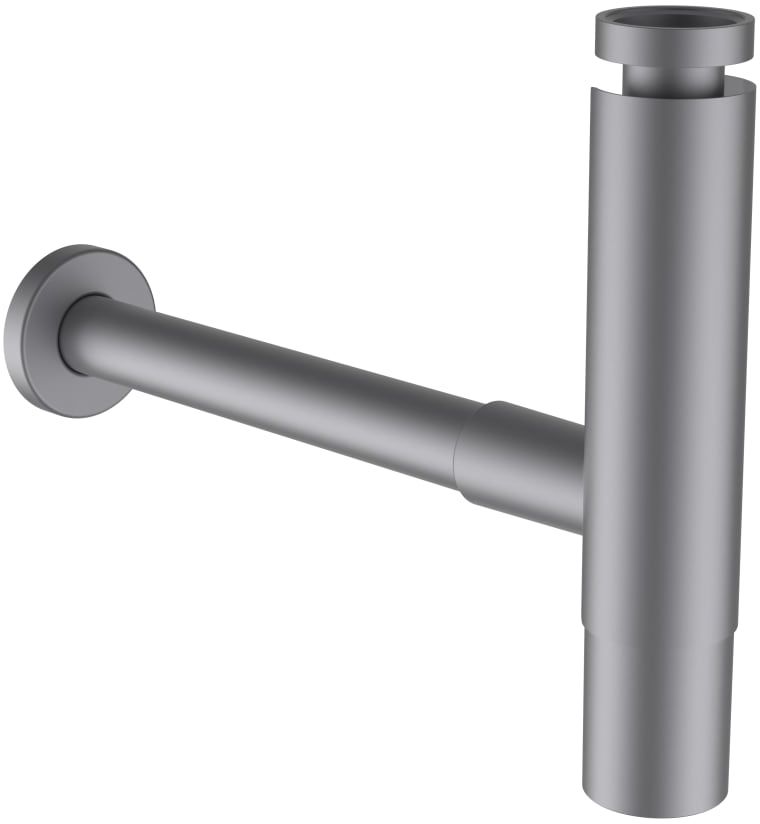 Laufen syfon umywalkowy butelkowy okrągły szczotkowana stal nierdzewna H3749800900001