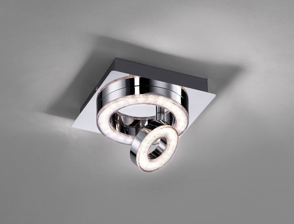 Just Light Tim lampa podsufitowa 1x2,8W+1x3,1W chrom 14520-17