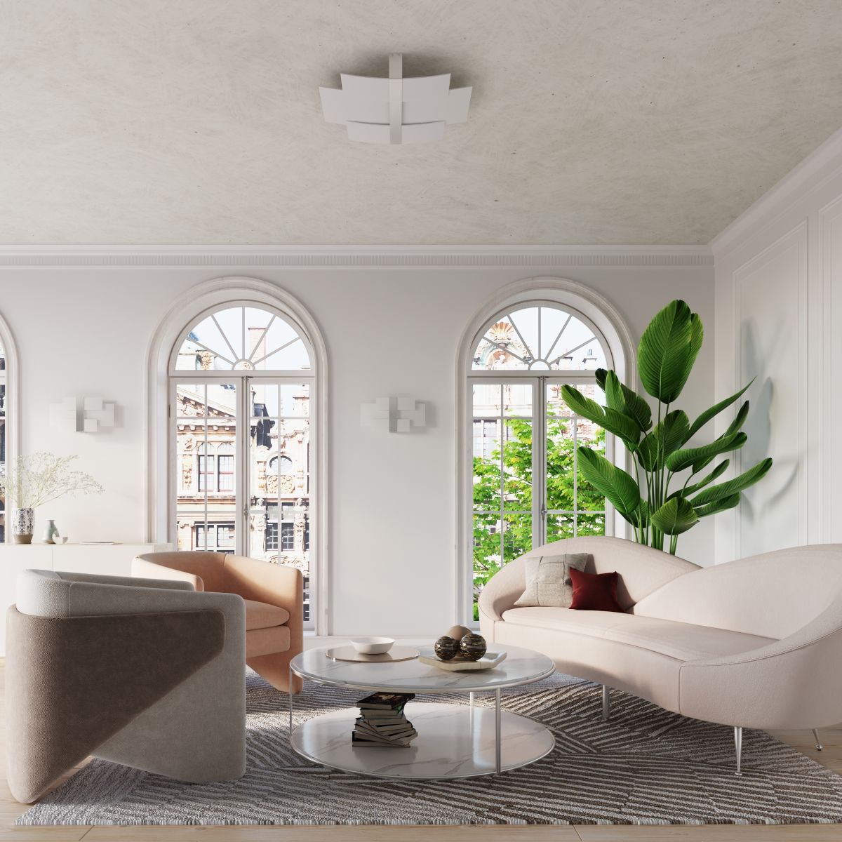 Sollux Lighting Celia kinkiet 2x60W chrom/ biały SL.0350