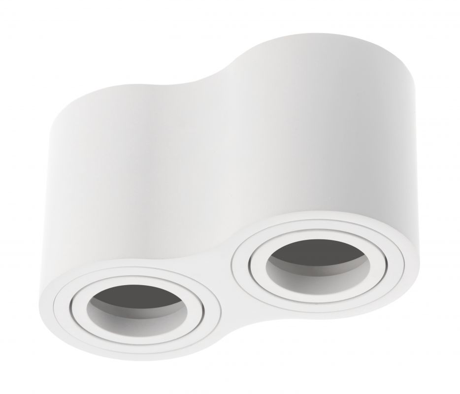 GTV Aveiro lampa podsufitowa 2x20 W biała OS-AVB80160OK2-10