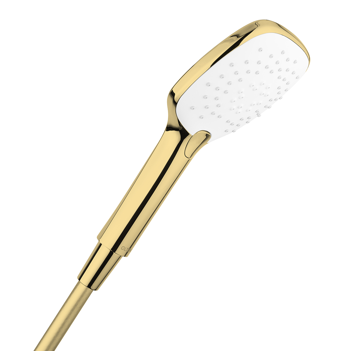 Oltens Driva EasyClick (S) słuchawka prysznicowa złoty połysk/biały 37105800 - Wysyłka w 24h