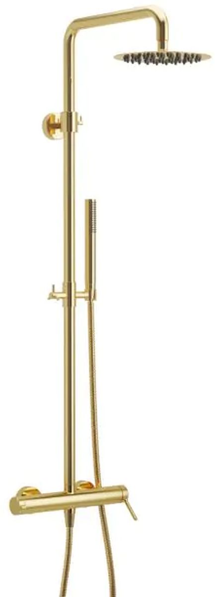 Excellent Pi zestaw prysznicowy ścienny z deszczownicą złoty AREX.1281GL