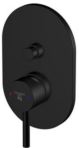 Steinberg 100 bateria wannowo-prysznicowa podtynkowa czarny mat 10021033S