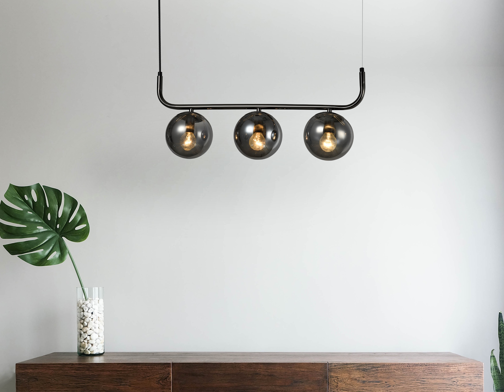 Light Prestige Alisa lampa wisząca 3x40 W grafitowa LP-005/3Lgrafit