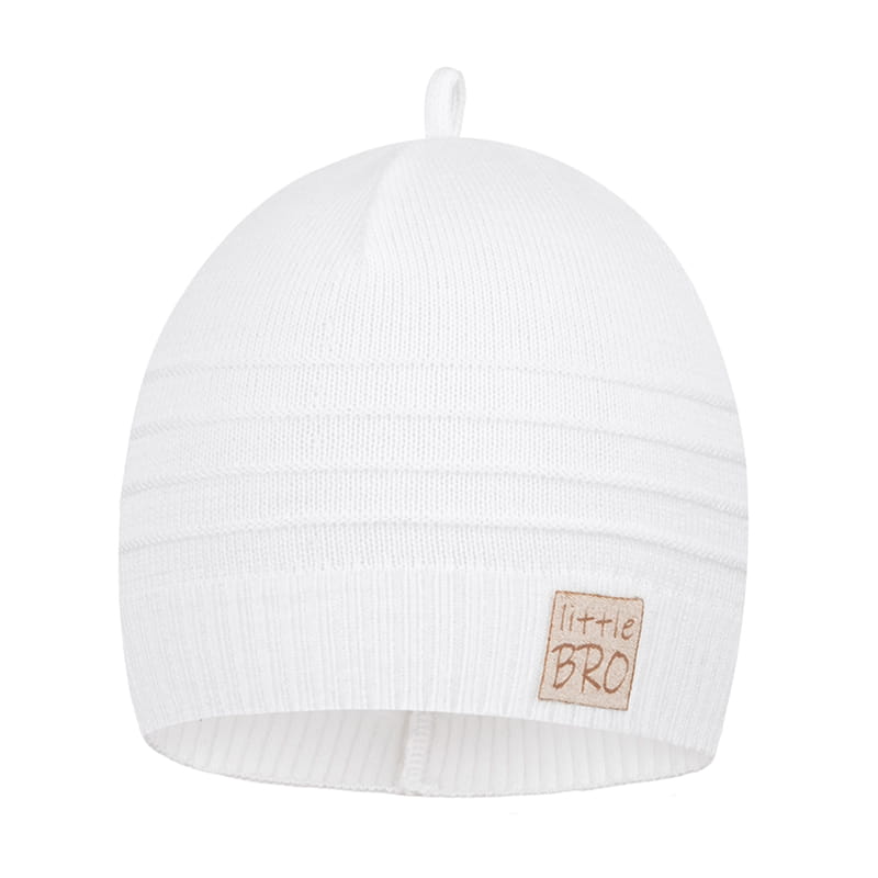 BROEL ASTERIKS czapka do chrztu