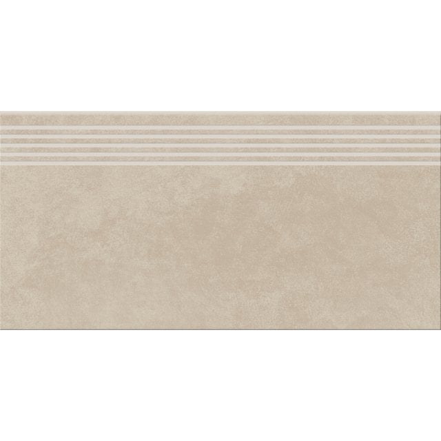 Gres szkliwiony stopnica ARES beige mat 29,8x59,8 gat. I