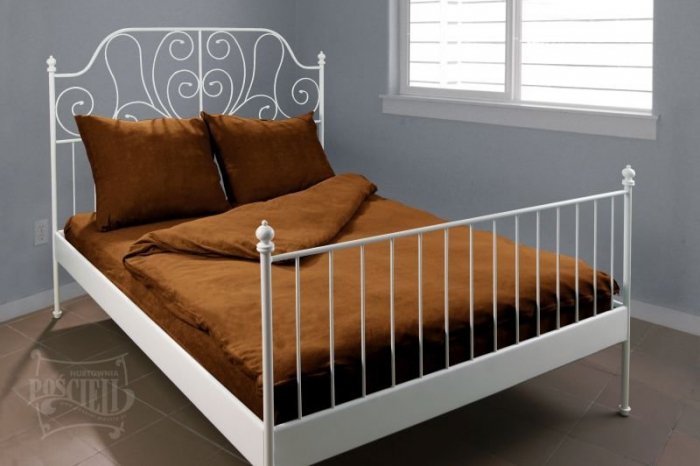 Pościel Frotte wz. 23 brązowy rozmiar 140x200