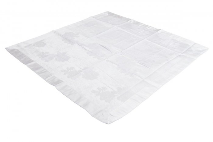 Obrus teflonowy rozmiar 85x85 wzór biały (239)