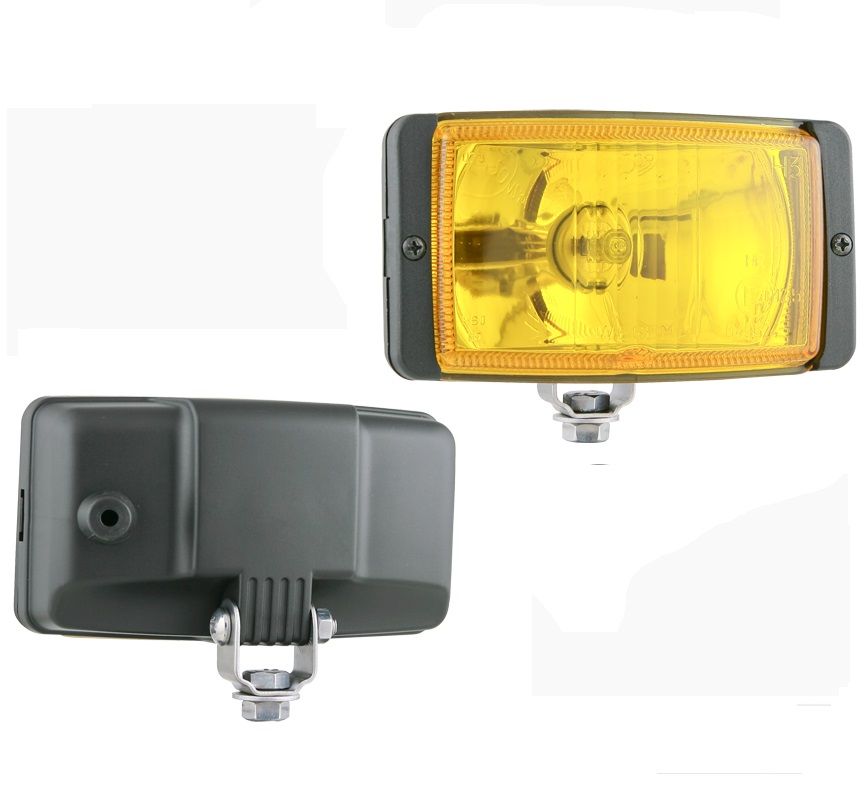 Drogowy reflektor halogenowy żółty HM1.08331 Blister 2szt Wesem