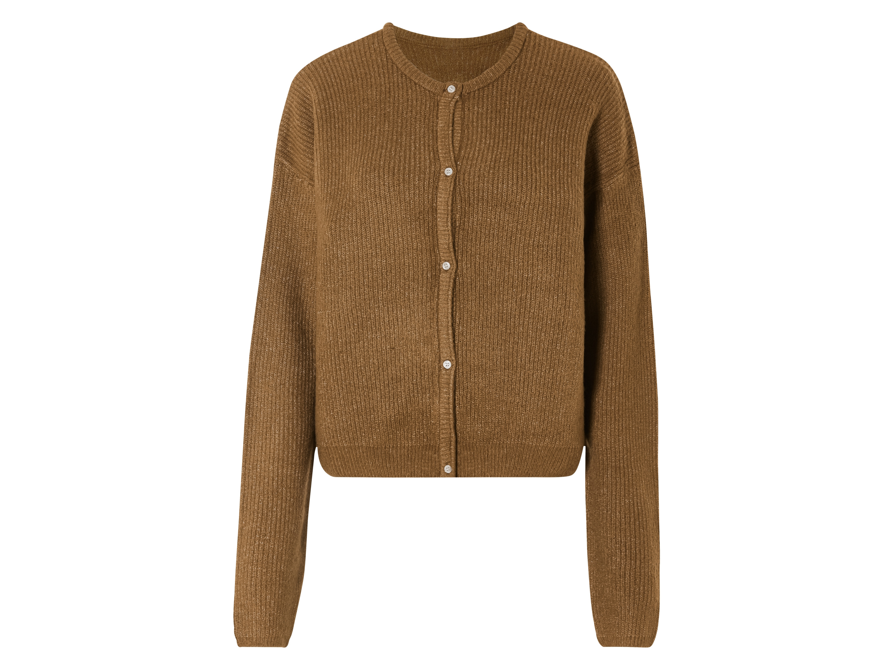 esmara Kardigan damski na guziki Brązowy, S36/38