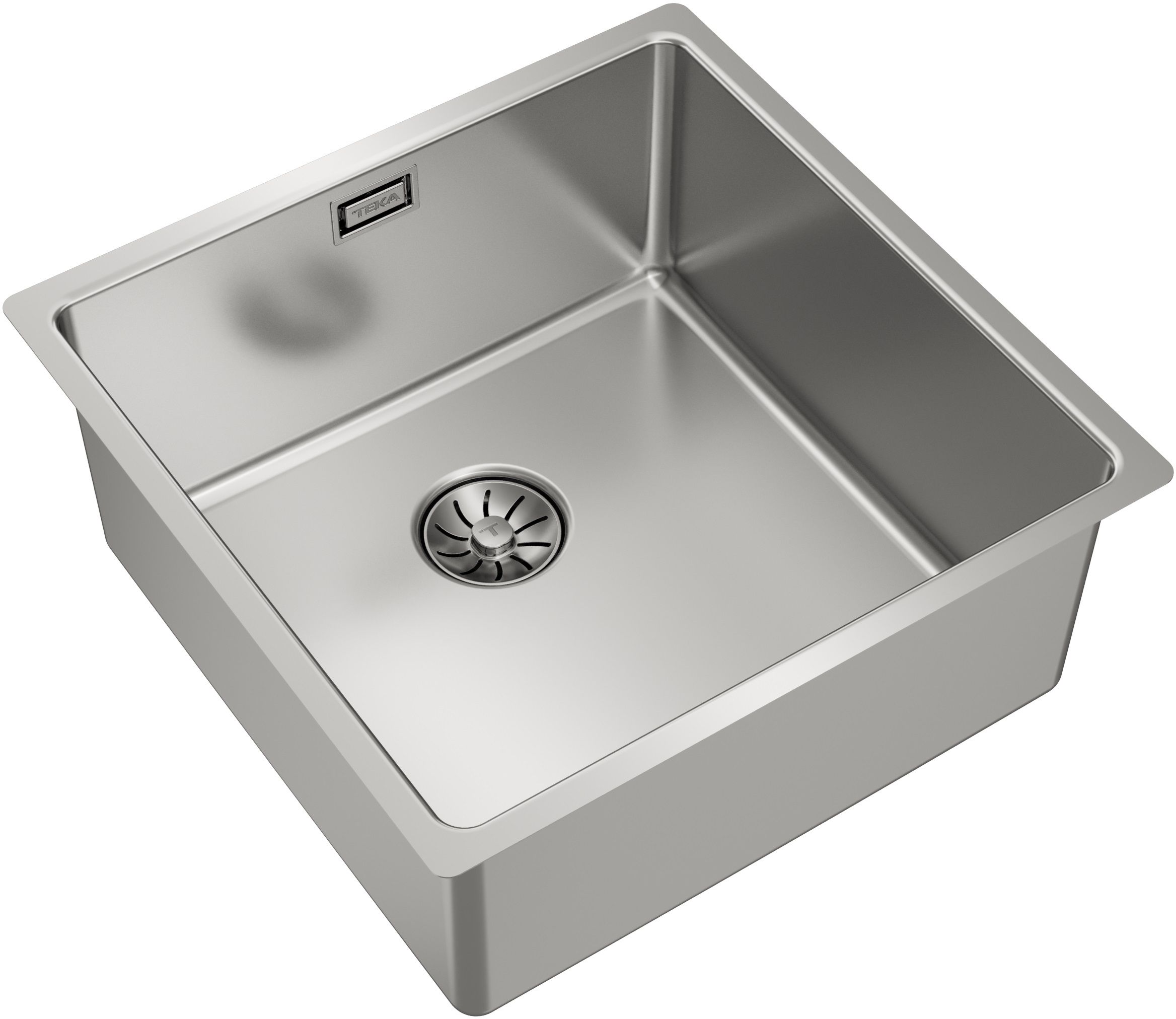 Darmowa Dostawa - Zlewozmywak stalowy z syfonem 44x44 cm stal Teka Be Linea 115000064