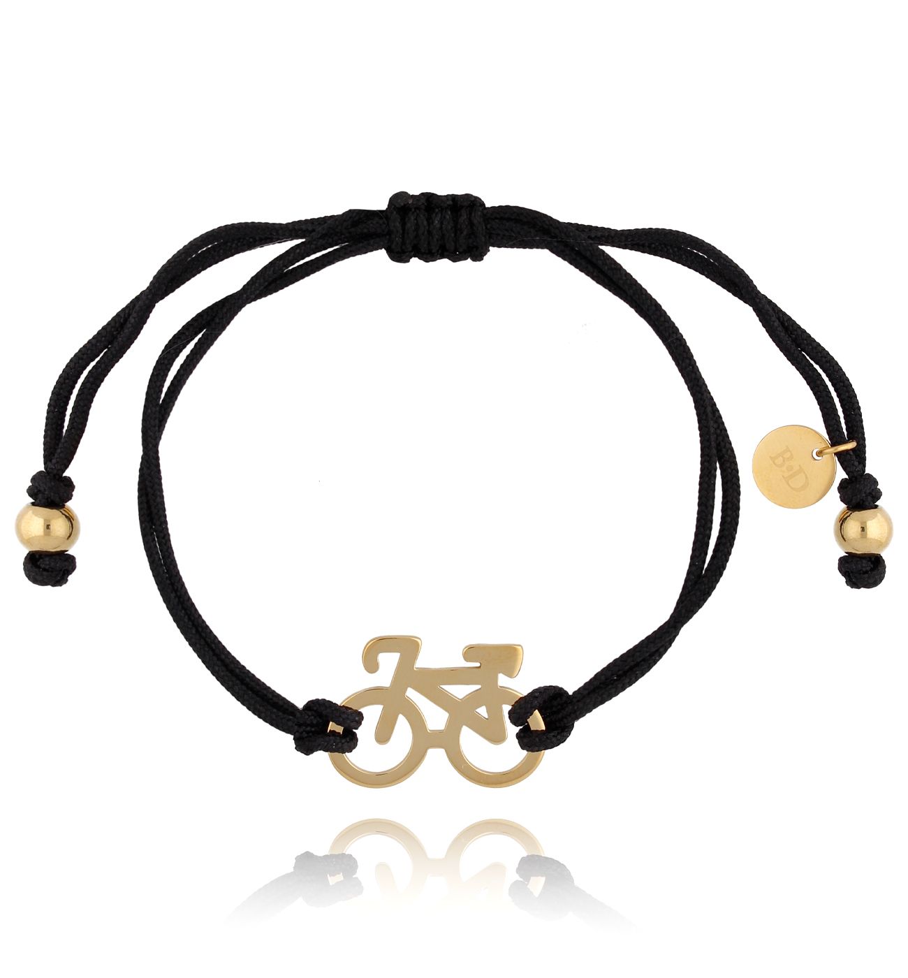 Bransoletka ze złotym rowerem BGL0469