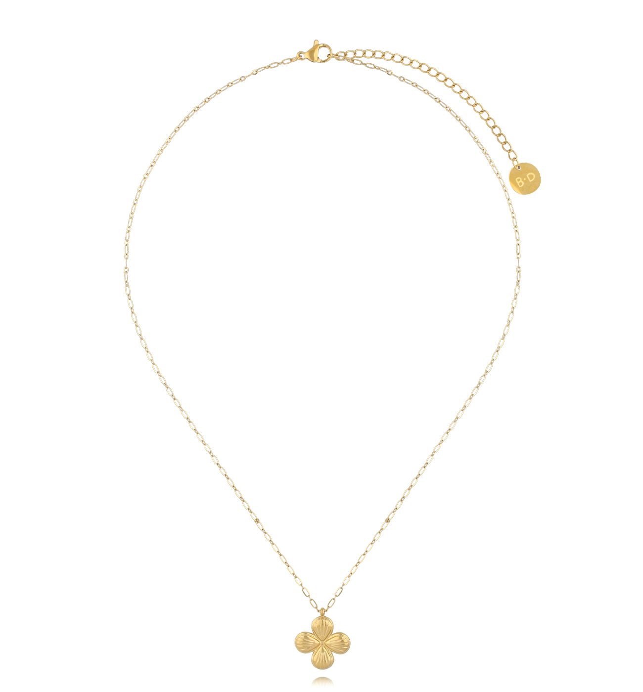 Naszyjnik z koniczynką złoty NSY0264