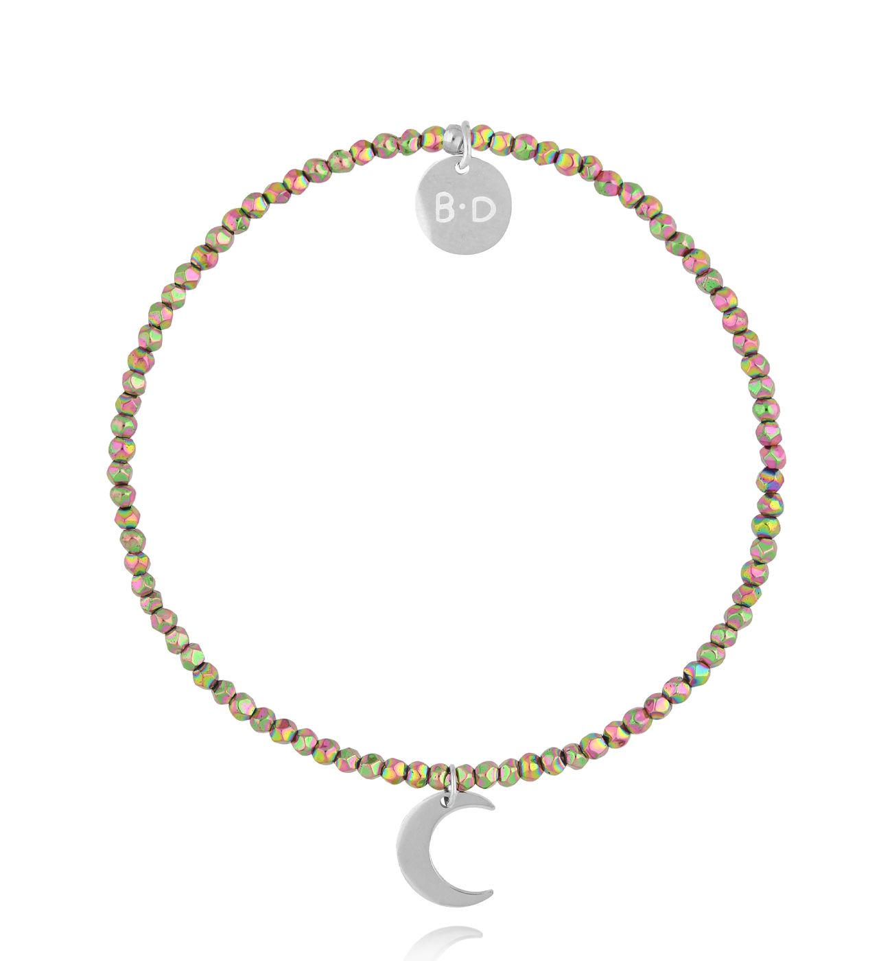 Bransoletka z hematytami i księżycem Nightfall Grace BTW2915