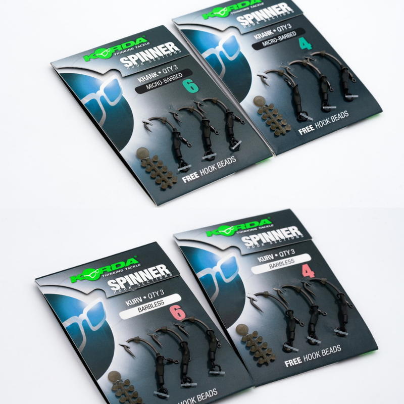 KORDA Haczyki Kurv Spinner Hook Sections Rozm.6