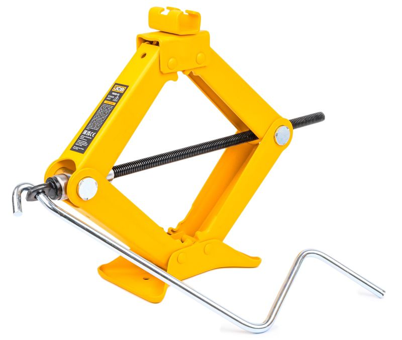 Trapezowy podnośnik samochodowy warsztatowy JCB lewarek do kół 2T 1szt.