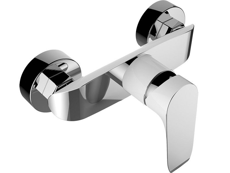 Bateria Natryskowa Laveo Ścienna Alea Chrom 1 szt.