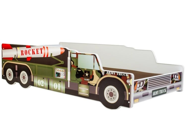 Łożko pojedyncze Kobi Rakieta 140x70 z materacem 1 szt.