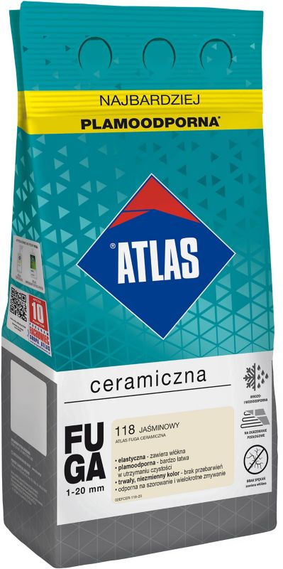 Fuga ceramiczna Atlas 118 jaśminowy 5 kg