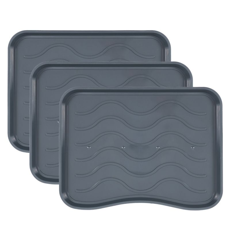 Ociekacz na buty Signet 38x50 cm szary 3 szt