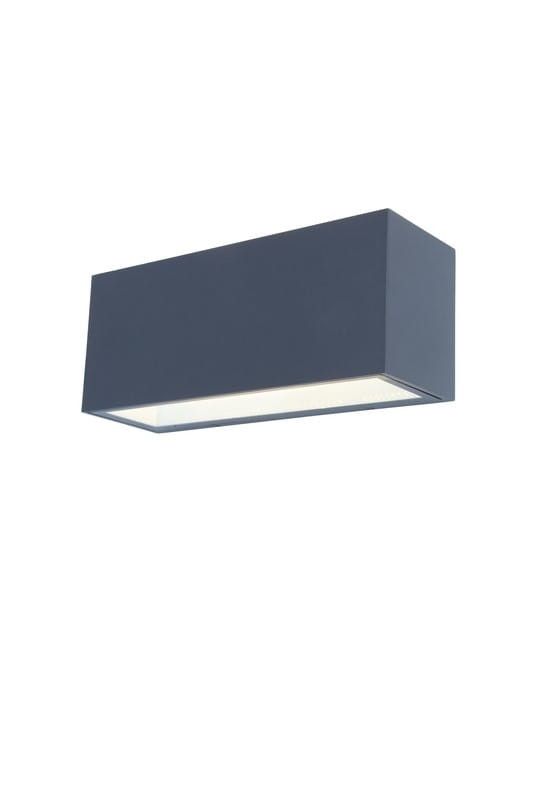 Kinkiet ścienny zewnętrzny Lutec Gemini antracytowo-biały LED 42W 4000K 3300lm IP54 wym: 10,8 x 12 x 30 cm aluminium - 1 szt.