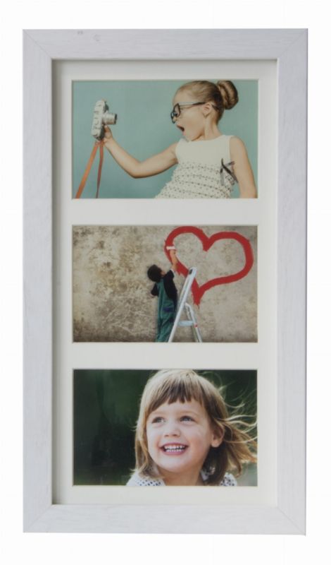 Ramka na zdjęcia BD art Galeria 10x15 retro MDF/plexiglas biała 1 szt.