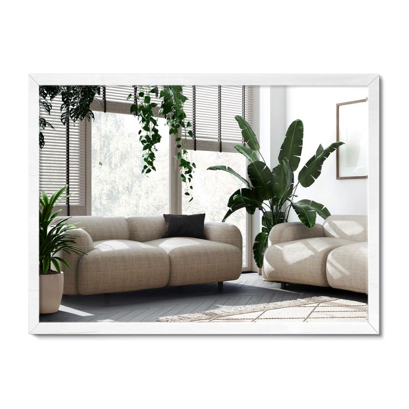 Lustro do Makijażu Wallfluent 80 x 60 cm w Białej Ramie 1 szt.