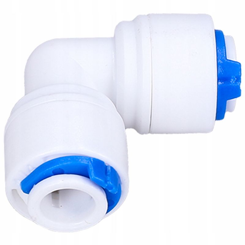 Szybkozłączka, Wessper, kolanko, do systemów odwróconej osmozy, filtrów wody, wężyków 6.4 mm, 2x 1/4" JG, 1szt