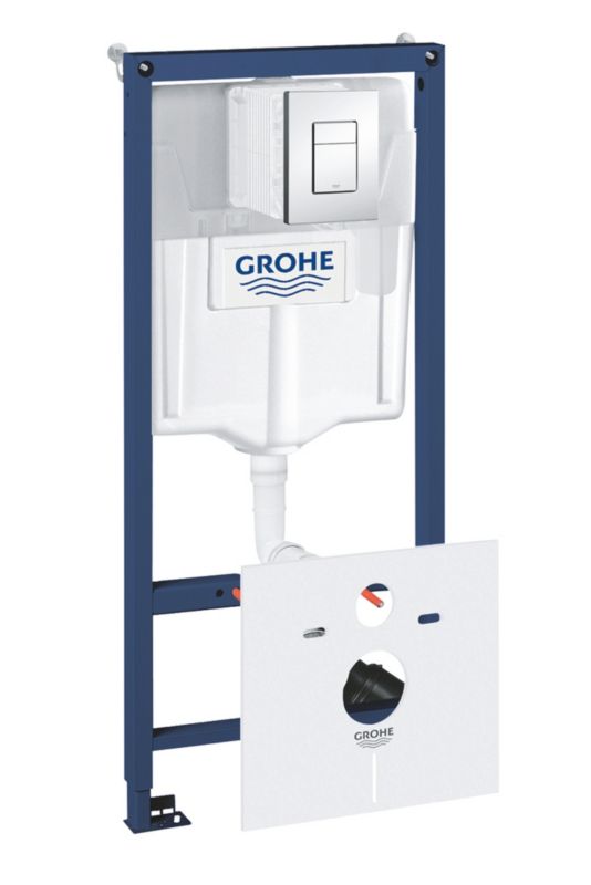 Stelaż podtynkowy do WC Grohe 5 w 1 (stelaż, wspornik, uszczelka, system fresh,przycisk chrom) 1 szt.