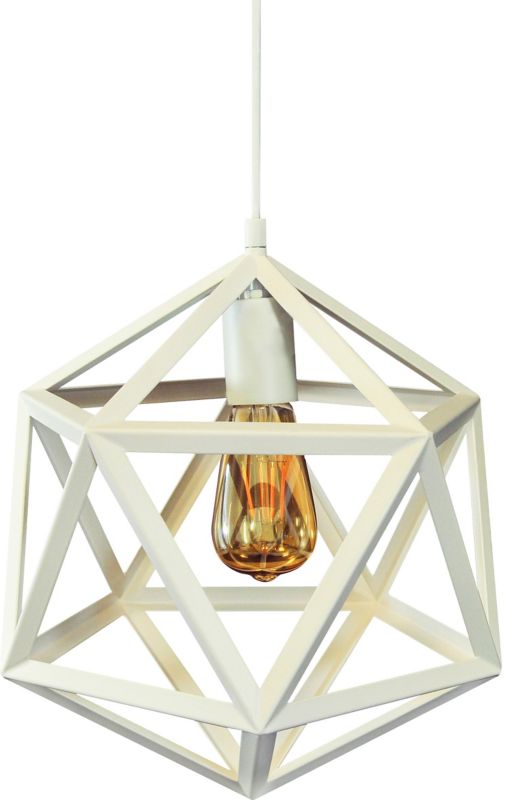 Lampa wisząca Denmark 1 x 20 W E27 biała