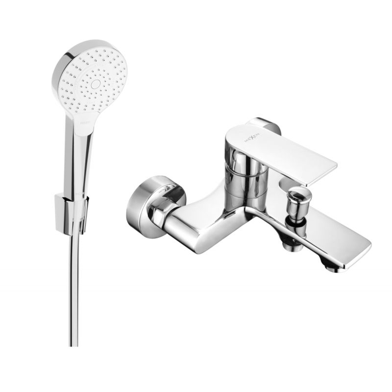 Bateria wannowa z zestawem prysznicowym Mexen Royo chrom 7223R05-00 1 szt.