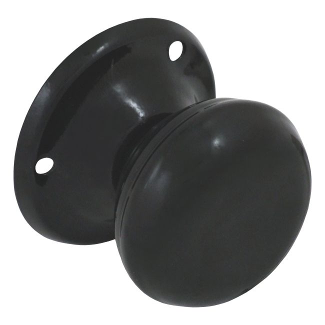 Gałka stała czarna prosta