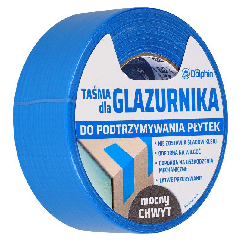 Taśma dla Glazurnika, Blue Dolphin, Mocny Chwyt, 48mm x 40m