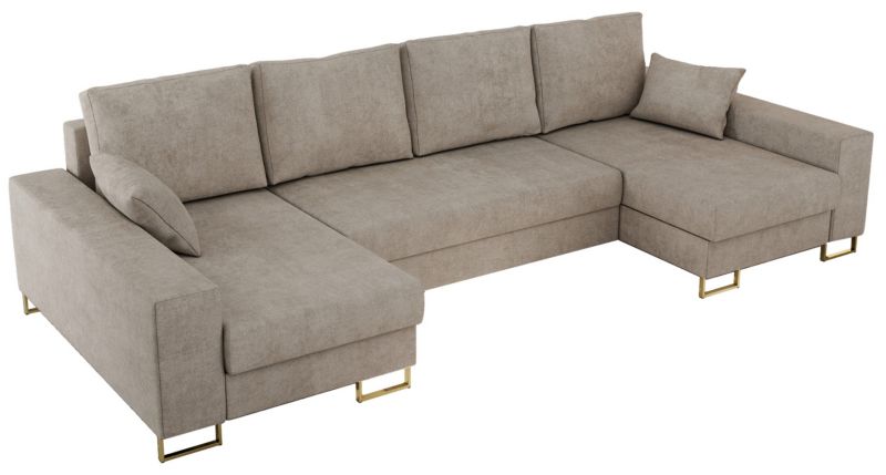 Narożnik MKS Meble DORIAN U uniwersalny beżowy struktura 1szt.