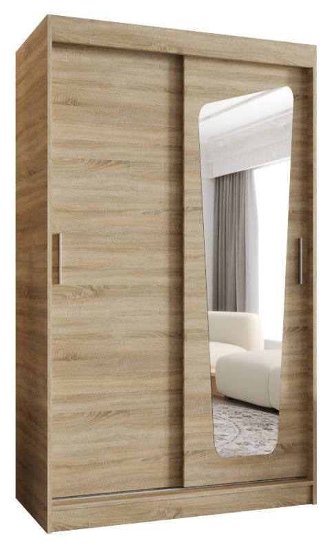 Szafa przesuwna Garderoba Abiks MOKA 120 dąb sonoma 1 szt.