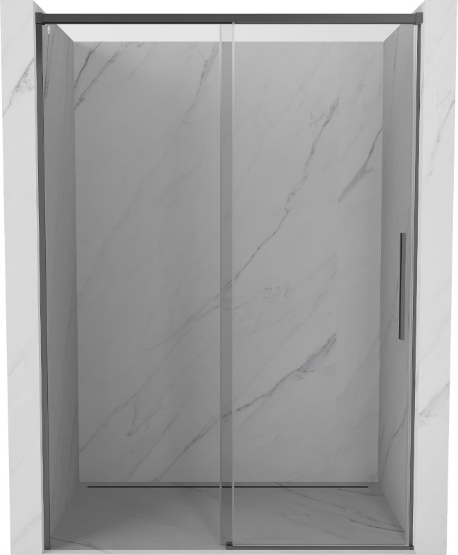 Drzwi prysznicowe przesuwne Mexen Rox gun metal 140 cm 1 szt.