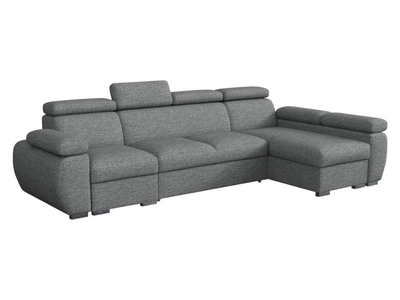 Narożnik MIRJAN 24 Boston LCP prawy 1P(65)+2R+LCP grafitowa plecionka 1 szt.