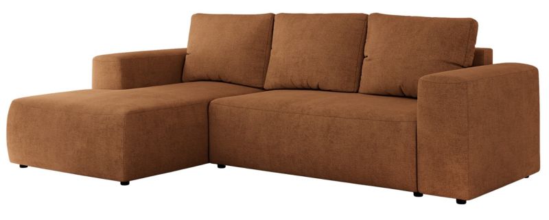 Narożnik MKS Meble TRENTINO L strona lewa Pomarańczowy struktura 1szt.