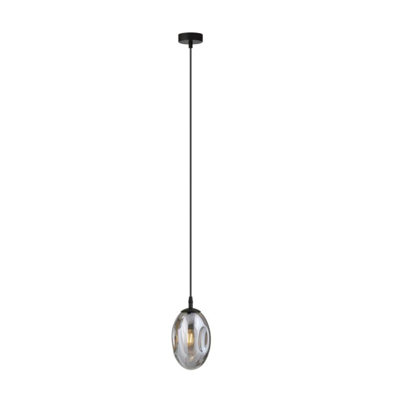 Lampa sufitowa Emibig Astral czarna-chromowana wym: 100 x 12 x 12 cm 1xE14 x 10W 1 szt.