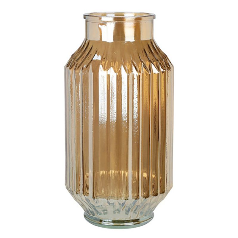 Wazon EDANTI Szklany Wysoki Cylinder Dekoracyjny Na Kwiaty Ozdobny 23,5 cm 1 szt.