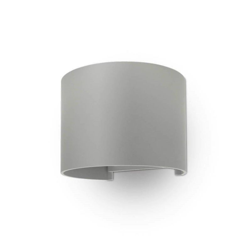 Kinkiet ścienny zewnętrzny V-TAC szary LED 6W 4000K 660lm IP65 wym: 10 x 13,6 cm aluminium - 1 szt.
