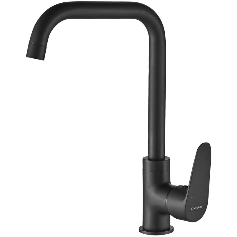 Bateria zlewozmywakowa Kuchinox stojąca Sagra Ruchoma wylewka L czarna 1 szt.