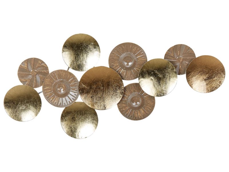 Dekoracja ścienna Thallium Metal Złoty 1 szt.