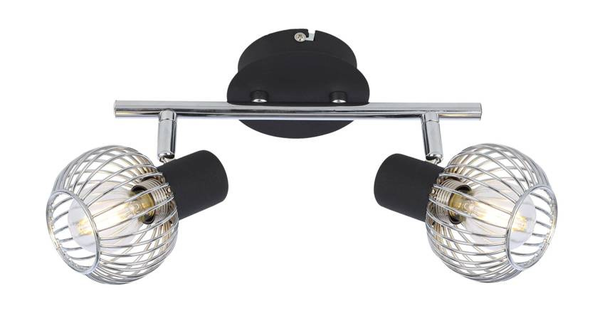 LAMPA ŚCIENNA OSLOK 92-61843 LISTWA E14 CZARNY/CHROM