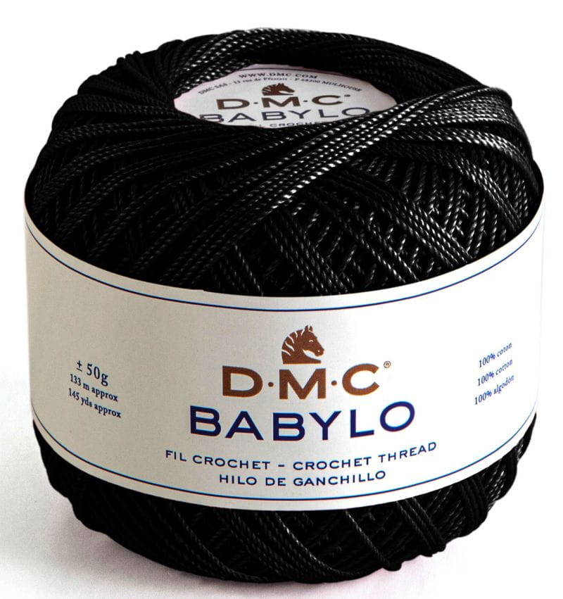 DMC BABYLO 5 kol. 310 czarny 50gr /133 m.