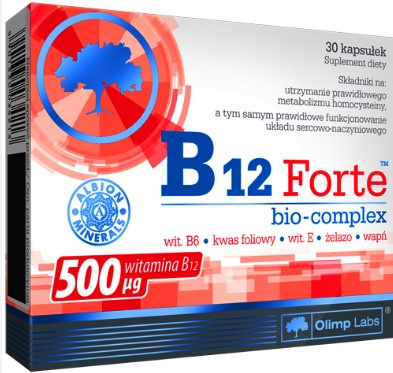 OLIMP LABS B12 Forte bio-complex 30 kaps blistry