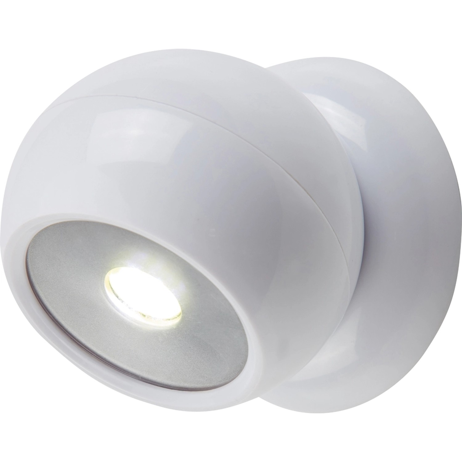 Lampka obrotowa LED na baterie biała